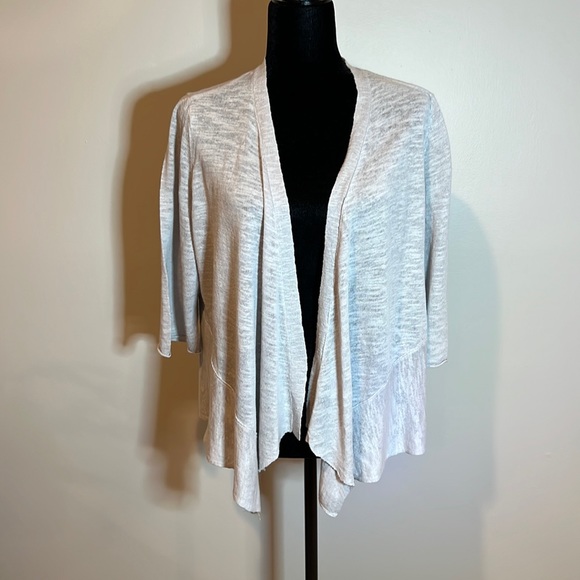 Alfani Tapered shrug, light grey, excellent condition, cotton/linen, size xl - Picture 1 of 7